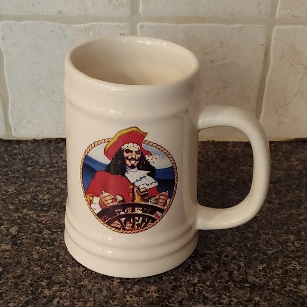 Captain Morgan Rum Collectable Ceramic Mug Stein. Adult Beverage
